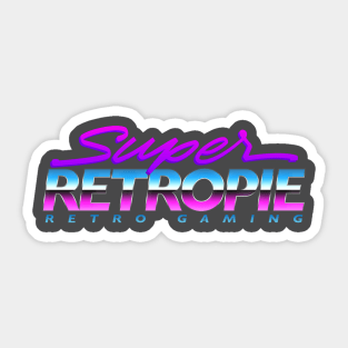 Super Retropie and Retro Gaming Logo T-Shirt! Sticker